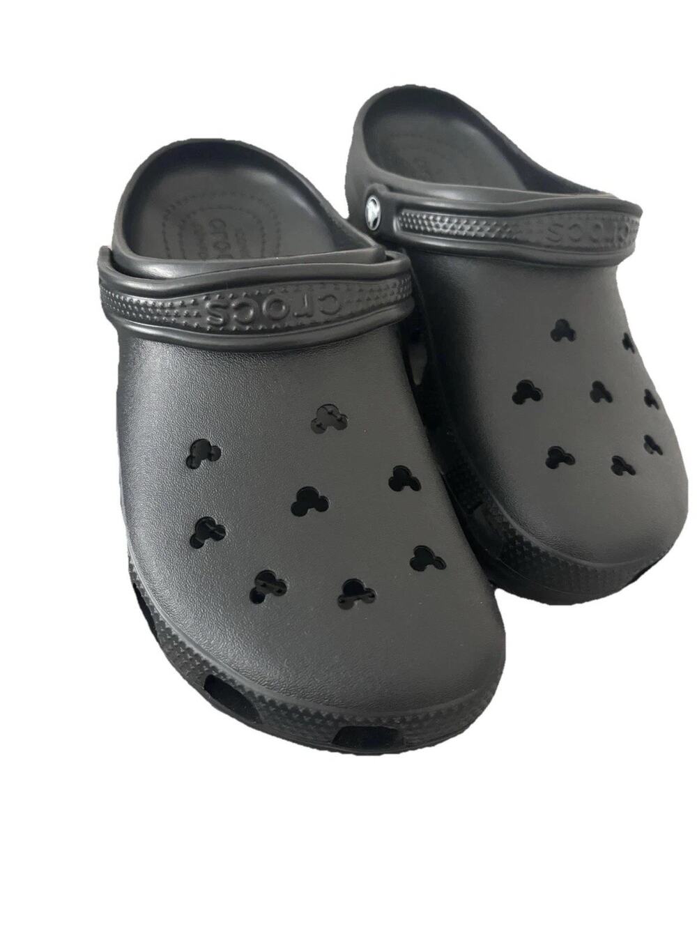 Disney Parks Mickey Mouse Icon Crocs Black Adult Unisex Men 9 /Women’s 11 NEW